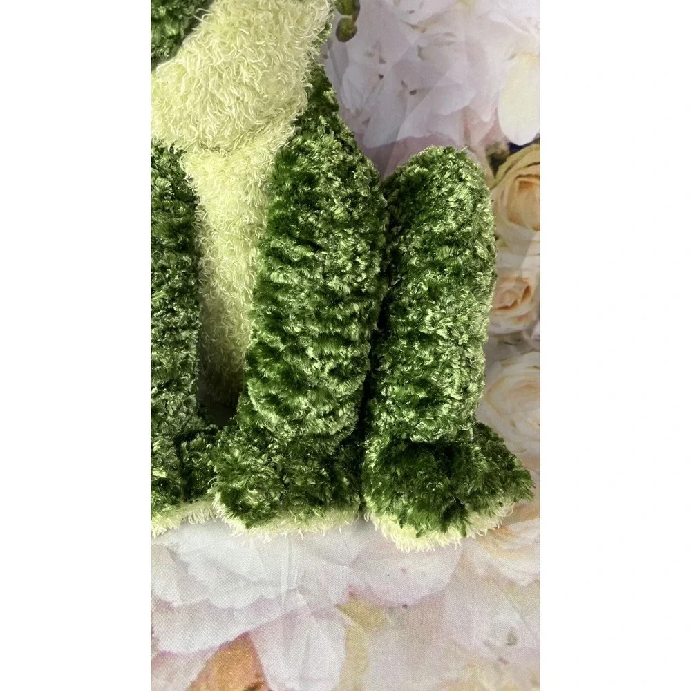 First & Main Froggle Woggle Frog Green Plush Rattles Weighted Shelf Sitter Cute